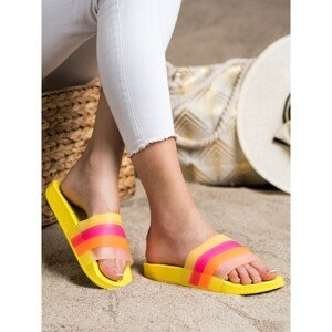 BONA COMFORTABLE FLIP-FLOPS WITH COLORED STRAPS