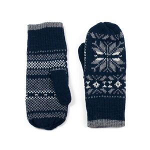 Art Of Polo Unisex's Gloves Rk13202-3 Navy Blue