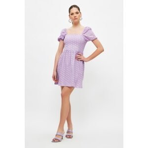 Trendyol Lilac Lace Dress