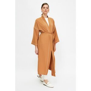 Trendyol Camel Kimono Hijab Kimono & Kaftan