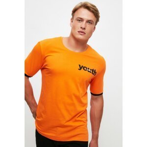Trendyol Orange Men's Slim Fit Short Sleeve T-Shirt