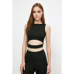 Trendyol Black Cut Out Detailed Sports Bra