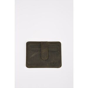 Trendyol Khaki Men's Genuine Leather Wallet
