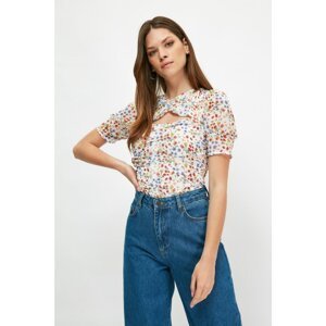 Trendyol Multicolored Gathered Blouse