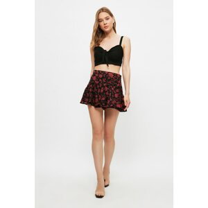 Trendyol Black Skirt Look Shorts & Bermuda