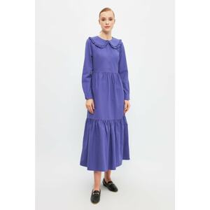 Trendyol Purple Baby Collar Dress