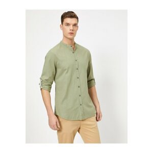 Koton Men's Green Shirt