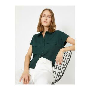 Koton Shirt - Green - Regular fit