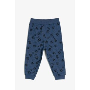 Koton Baby Boy Blue Printed Sweatpants