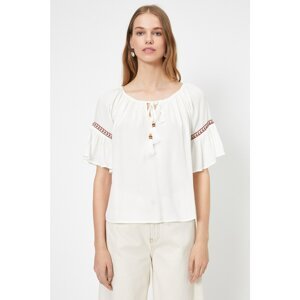 Koton Women's Ecru Blouse