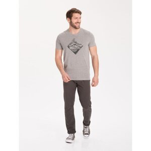 Volcano Man's Regular Silhouette T-Shirt T-Fineliner M02082-S21