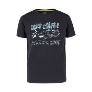 Volcano Kids's Regular Silhouette T-Shirt T-Shark Junior B02463-S21 Navy Blue