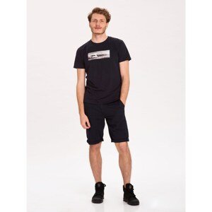 Volcano Man's Regular Silhouette T-Shirt T-Hydro M02324-S21 Navy Blue