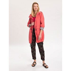 Volcano Woman's Regular Silhouette Coat J-Novika L22084-S20 Coral