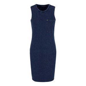 Volcano Woman's Regular Silhouette Dress G-Lisa L08211-S21 Navy Blue