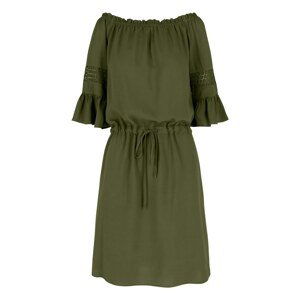 Volcano Woman's Regular Silhouette Dress G-Mona L08447-S21 Khaki