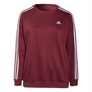 Adidas Essentials 3-Stripes Fleece Sweatshirt (Plus Size)