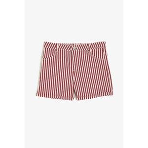 Koton Red Striped Girls' Shorts & Bermuda