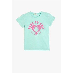 Koton Girl's Mint T-Shirt