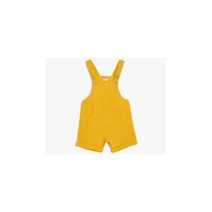 Koton Cotton Yellow Boy's Pocket Detailed Overalls-02510
