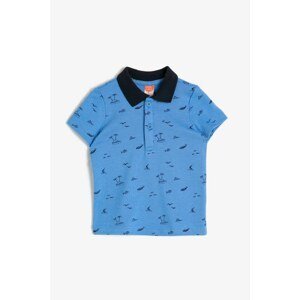 Koton Blue Patterned Baby Boy T-Shirt