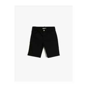 Koton Boys Black Shorts & Bermuda