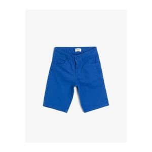 Koton Boy Blue Pocket Detailed Shorts