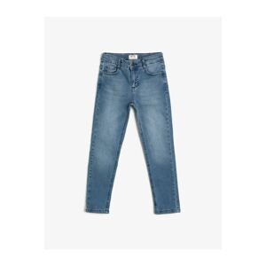Koton Kids Navy Blue Normal Waist 5 Pocket Slim Slim Fit Jeans
