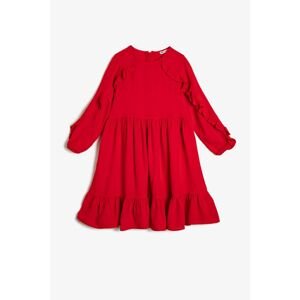 Koton Red Girl Dress
