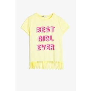 Koton Girl's Yellow T-shirt