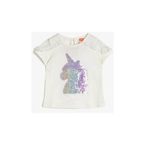 Koton Ecru Baby Girl T-Shirt