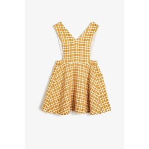 Koton Girl Yellow Patterned Dress