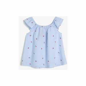 Koton Girl Blue Patterned Blouse