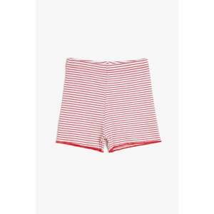 Koton Red Striped Baby Girl Shorts & Bermuda