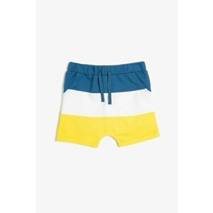 Koton Navy Blue Striped Baby Boy Shorts & Bermuda