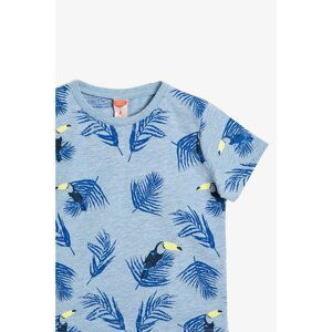 Koton Blue Patterned Baby Boy T-Shirt