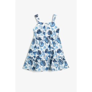 Koton Blue Patterned Girl Dress