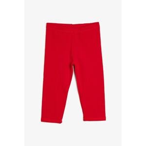 Koton Girl's Red Straight Tights