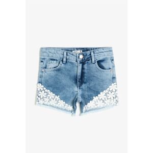 Koton Light Indigo Girls Shorts & Bermuda