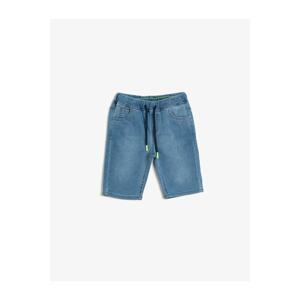 Koton Boys' Light Indigo Shorts & Bermuda