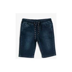 Koton Boys' Dark Indigo Shorts & Bermuda