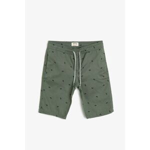 Koton Khaki Patterned Boy Shorts & Bermuda