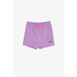 Koton Pink Baby Girl Shorts & Bermuda