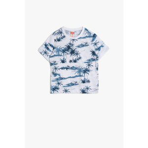 Koton T-Shirt - Blue - Regular fit