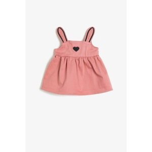 Koton Baby Girl Pink Sleeveless Dress
