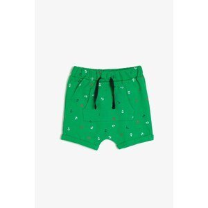 Koton Green Patterned Baby Boy Shorts & Bermuda