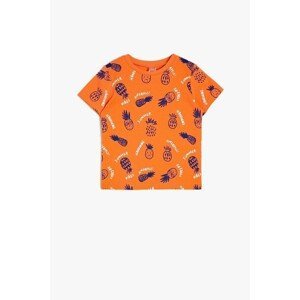 Koton Baby Boy Orange Printed T-shirt