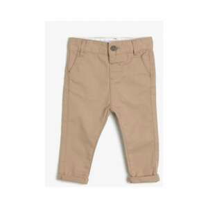 Koton Baby Boy Button Detailed Trousers