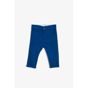 Koton Boys Navy Blue Button Detailed Trousers