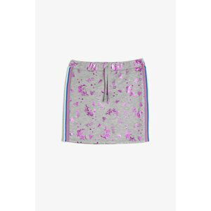 Koton Gray Girl Printed Skirt